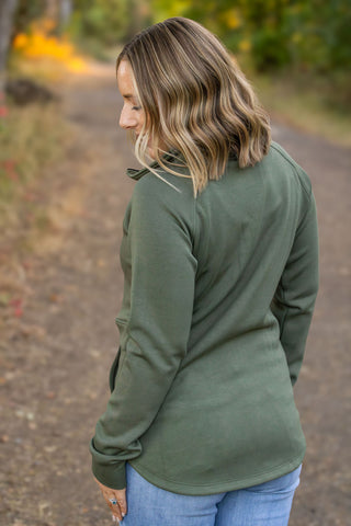 Mia Scuba Halfzip - Olive