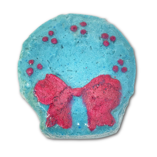 Christmas Bath Bomb Christmas Wreath: Iced Cranberry