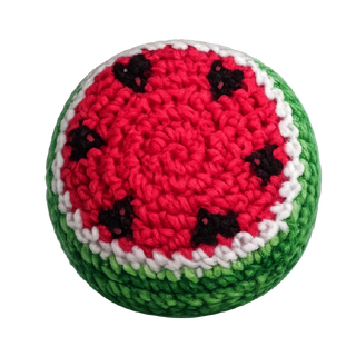 Extreme Retro Hand-Knitted Kick Pouch Footbag