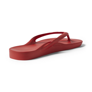 Arch Support Flip Flops - Chili Red