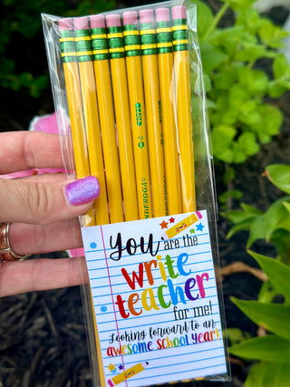 CUSTOM Back to School Pencils