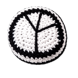 Extreme Retro Hand-Knitted Kick Pouch Footbag