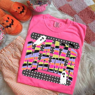 Spooky Mama Polka Dots Graphic Tee