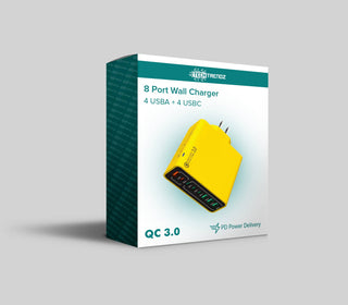 8 USB Port Wall Charger