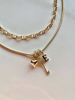 Sophia Snake Chain Necklace (Threader Chain for Charms) 