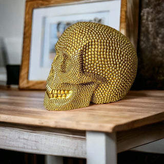 Resin Beaded Skulls