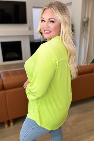 Lizzy Top in Neon Green