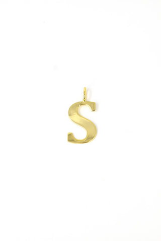 All-American Initial Charm: Gold / K