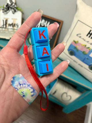 3D Printed Personalized Name Clicker Keychain