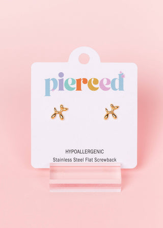 Balloon Dog Screwback Earring