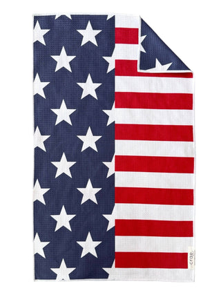 The Stars and Stripes: Double-Sided Hand Towel