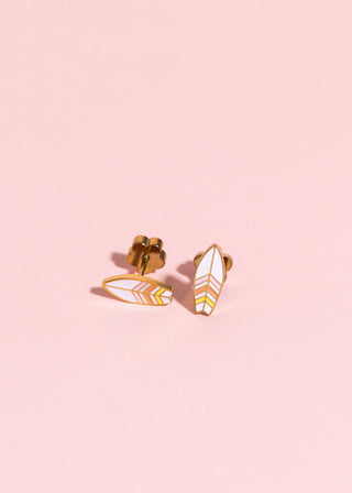 Surfboard Flat Back Earring