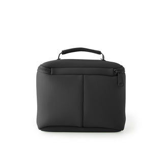 Neoprene Small Train Case - Black/Pink