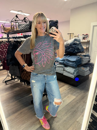 Pink Out Let’s Go Warriors Graphic Tee