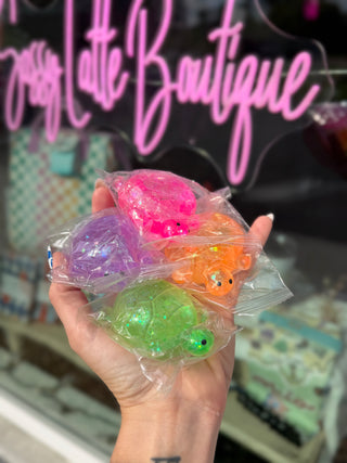 Squishy Glitter Turtle
