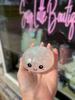 Clear Holographic Dumpling Squishy