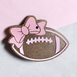 Pink Football Freshie