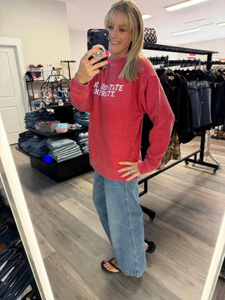 BIG TEN Campus Crew Sweatshirt: Ohio State Buckeyes