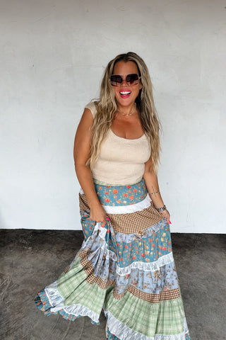 Country Summer Maxi Skirt