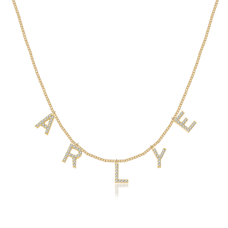 Custom Dover Name Necklace - Water Resistant