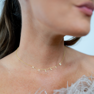 Custom Mini Dover Name Necklace - Water Resistant