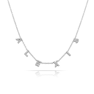 Custom Mini Dover Name Necklace - Water Resistant