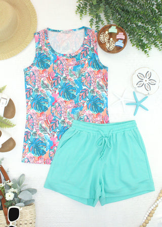 Ava Tank - Tropical Palm