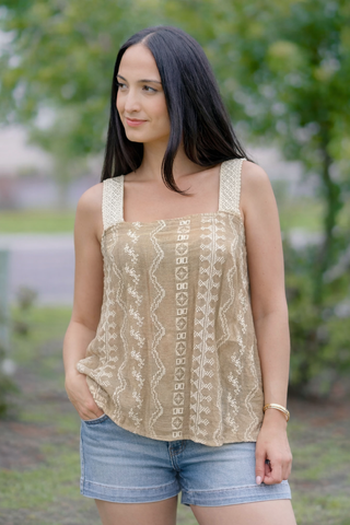 Aztec Sands Sleeveless Top