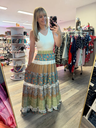 Country Summer Maxi Skirt
