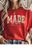 Red Gildan Tee