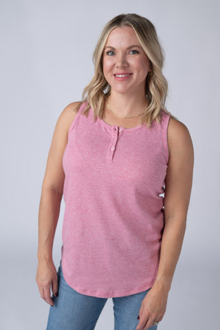 Alison Henley Tank - Rose