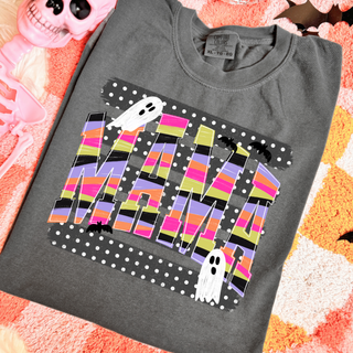 Spooky Mama Polka Dots Graphic Tee