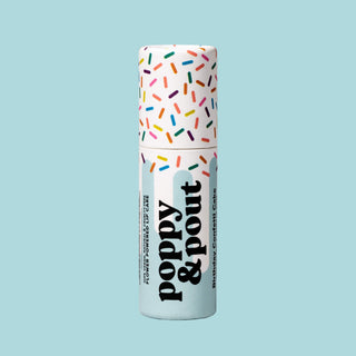 Poppy + Pout Vegan Lip Balm - Birthday Confetti Cake