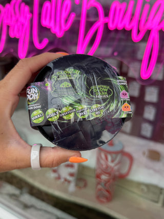 Fun Doh Glow In Dark Mystery Dumpling Squishy Black Basket