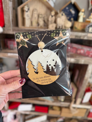 The Sky Looks Different Ornament