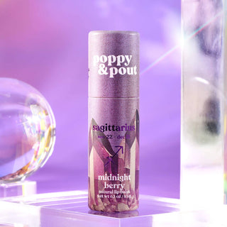 Poppy & Pout The Cosmic Crystal Collection - Natural Lip Balm