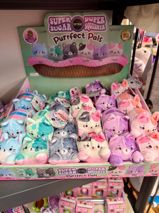 Super Duper Sugar Squishers Plush Purrfect Pals