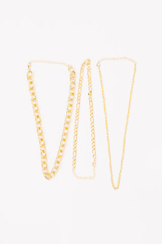 Big, Bold and Beautiful Layered Chunky Necklace in Gold