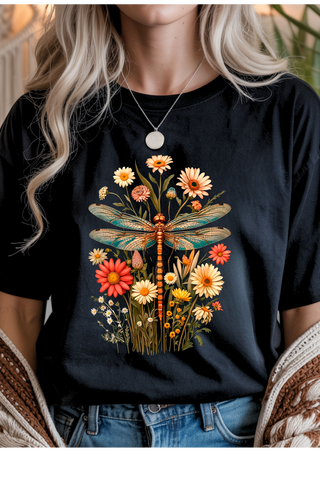 Vintage Dragonfly Graphic Tee