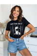 Black Gildan Tee