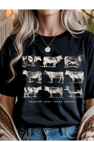 Support Your Local Farmer Graphic Tee