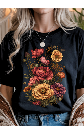 Vintage Floral Graphic Tee