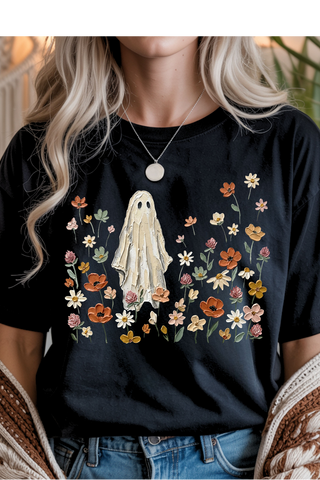 Floral Ghosts Graphic Tee