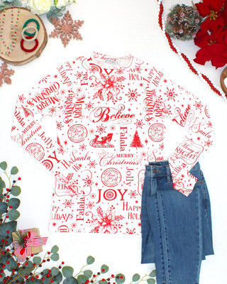 Blair Long Sleeve Top - Merry & Bright