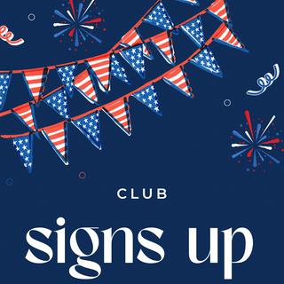 July Club Latte Sign Ups