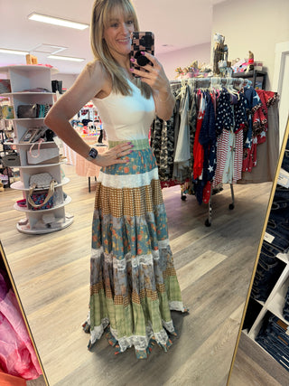Country Summer Maxi Skirt