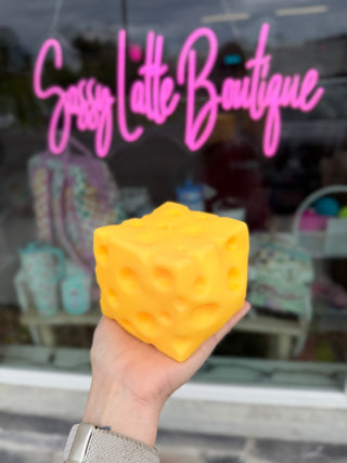 Large Cheese Block Squishy