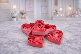 3D Printed Valentine Heart Fidget