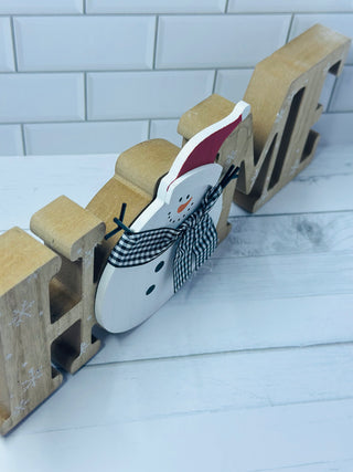 HOME Snowman Shelf Sitter