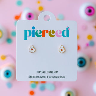 Trick-or-Treat Ghost Studs